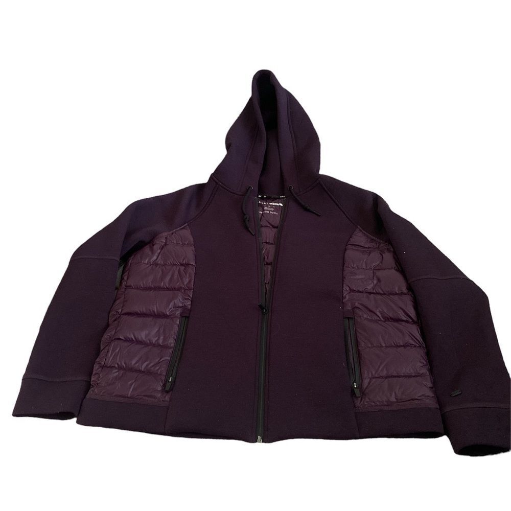 - DKNY purple Premium Duck Down Jacket, Size Xl